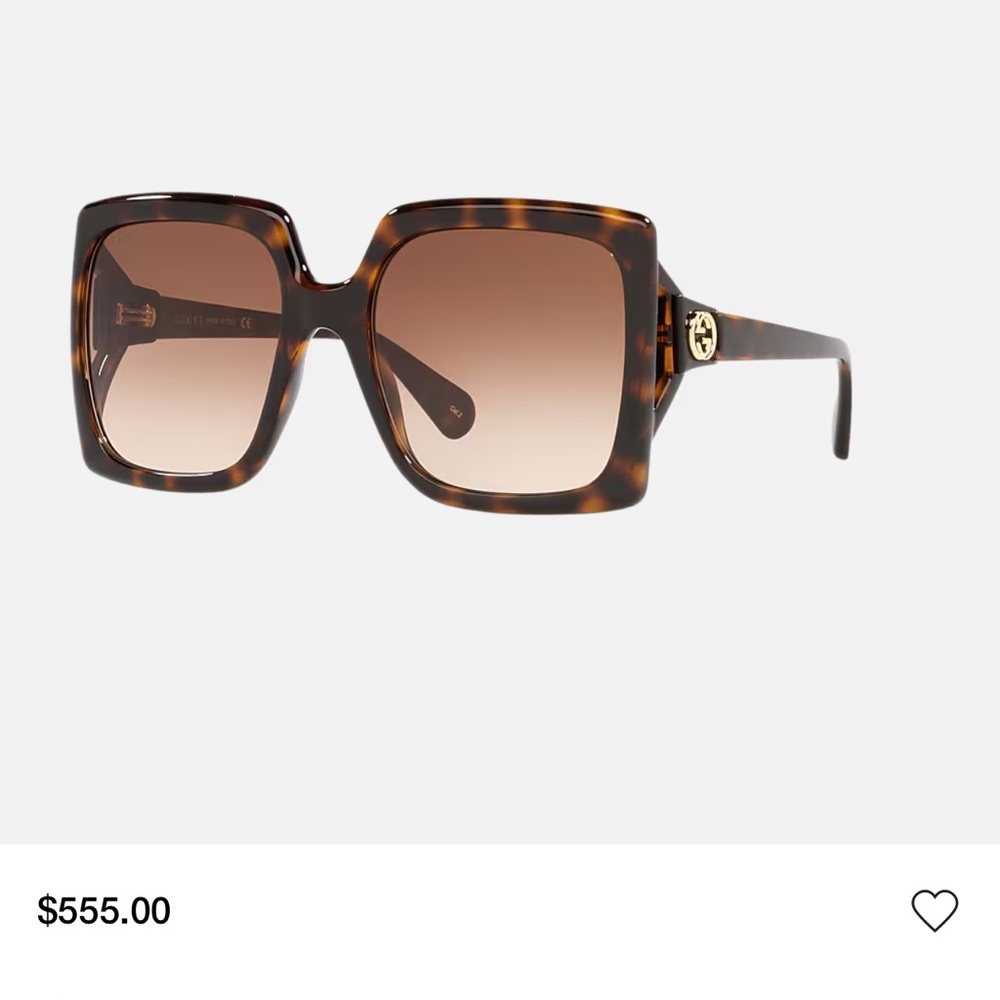 Gucci Women's Brown Square Sunglasses